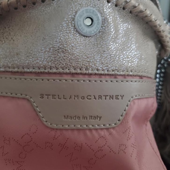 STELLA MCCARTNEY  Shaggy Deer Faux Leather Small Falabella Crossbody Bag - Picture 5 of 11